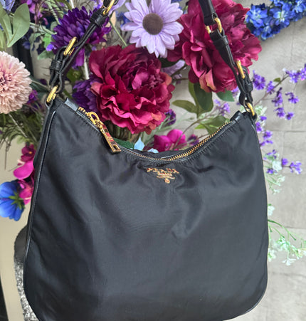 Prada cloth shoulder bag