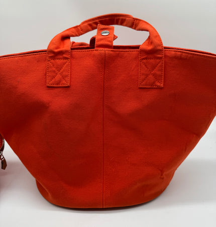 Hermes cloth handbag