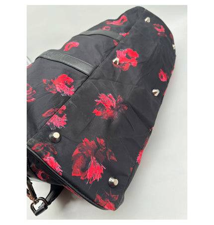 Prada light weight Floral travel bag