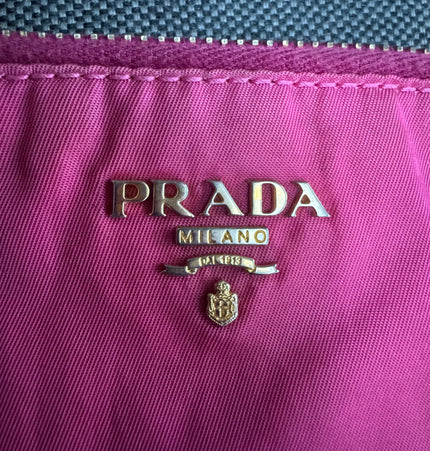 Prada Pink Nylon Mini Pochette