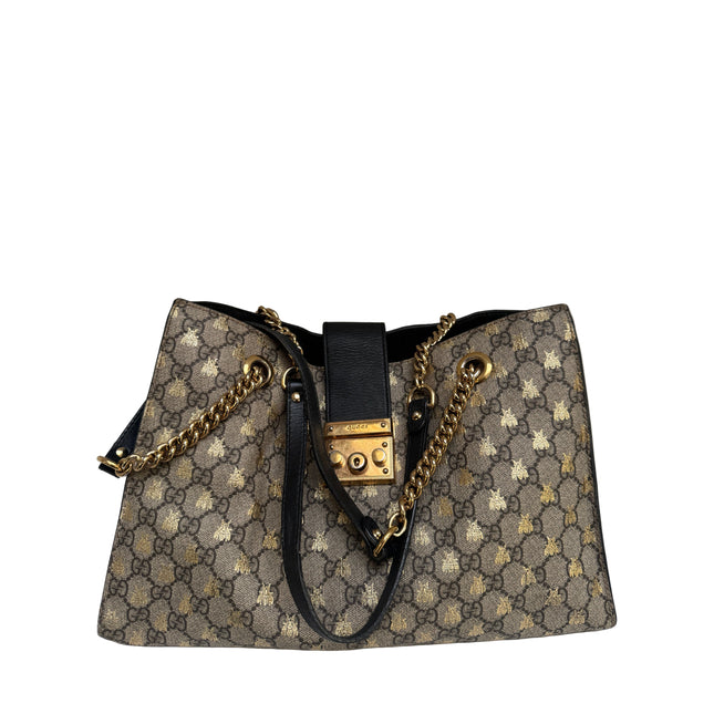 Gucci bee padlock shoulder bag