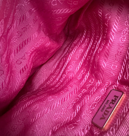 Prada Pink Nylon Mini Pochette