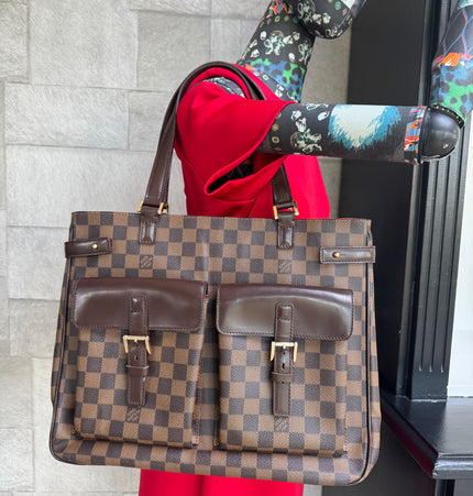 Louis Vuitton Uzes damier ebene shoulder bag