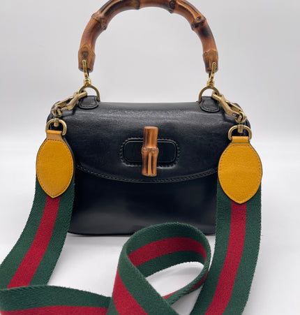 Gucci bamboo top handle bag