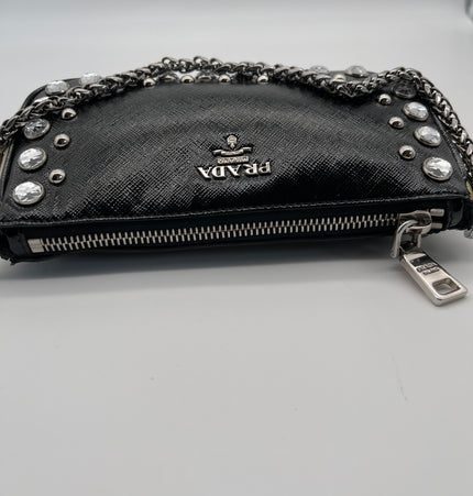 PRADA mini saffiano leather shoulder bag