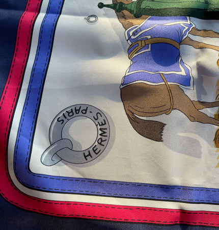 Hermes silk Ecuries scarf