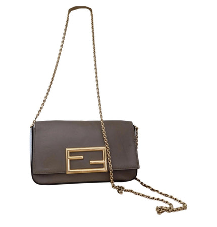 Fendi baguette chain crossbody bag