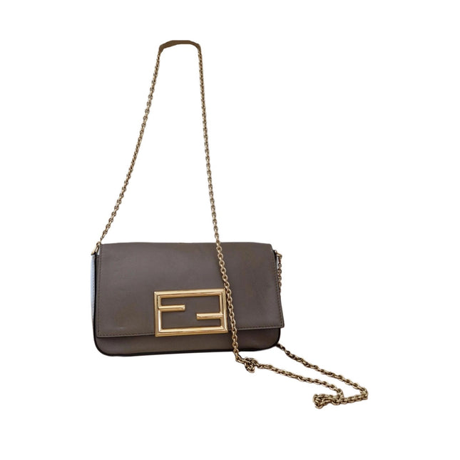Fendi baguette chain crossbody bag