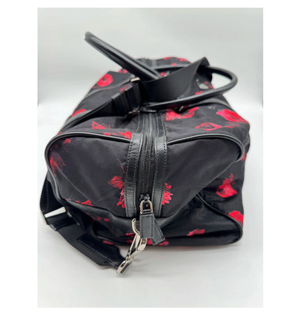 Prada light weight Floral travel bag