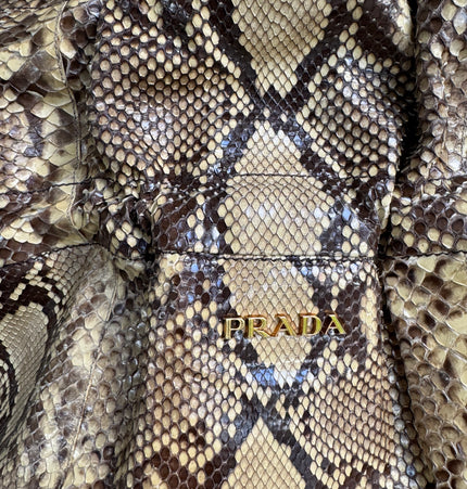 Prada phyton shoulder bag