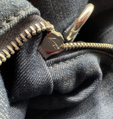 Prada denim studded Canada handbag