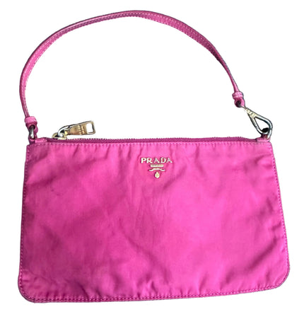 Prada Pink Nylon Mini Pochette