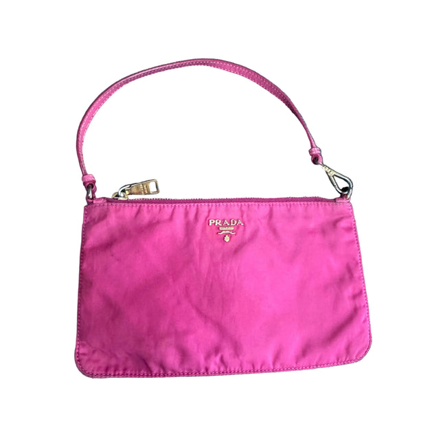 Prada Pink Nylon Mini Pochette