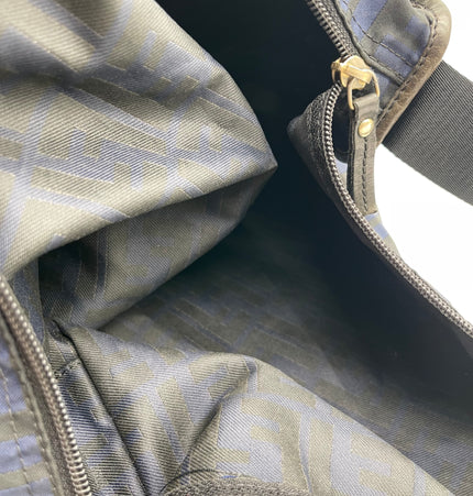 Fendi FF cloth messenger bag