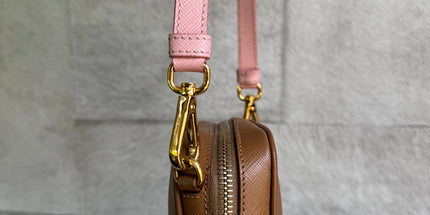 Prada saffiano mini crossbody bag