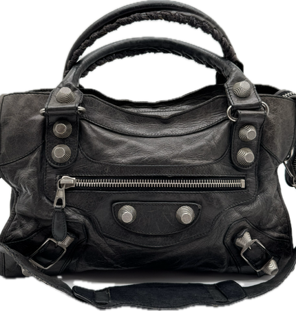 Balenciaga city mettalic shoulder bag