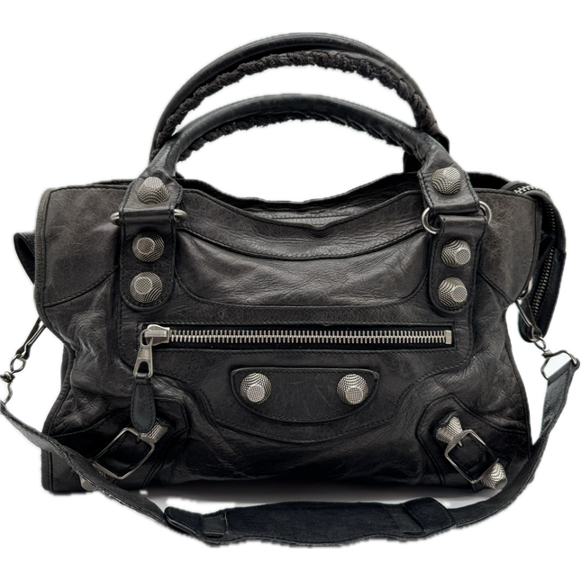 Balenciaga city mettalic shoulder bag