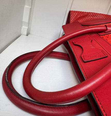 Céline phyton leather Luggage Tote 
