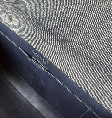 Chanel east west chocolate bar shoulder bag