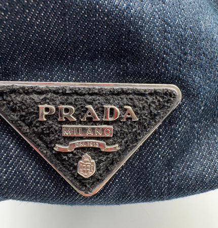 Prada denim studded Canada handbag