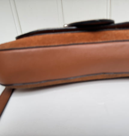 Prada sidonie crossbody suede bag