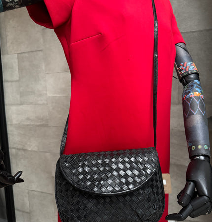 Sac bandoulière vintage en cuir Bottega Veneta