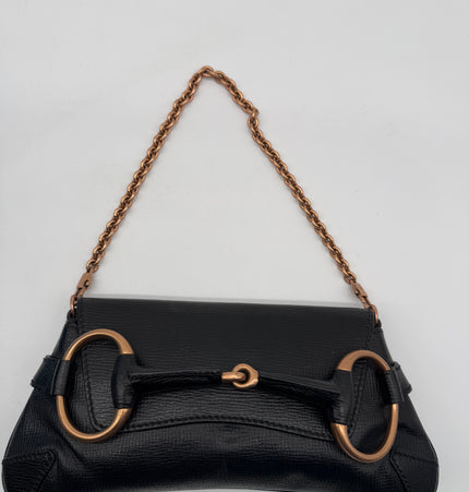 Gucci horse bit shoulder bag