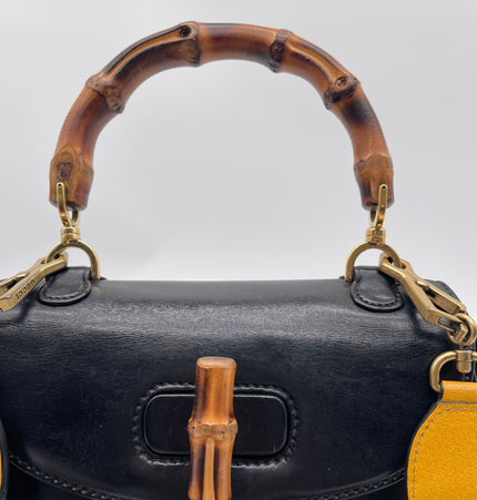Gucci bamboo top handle bag