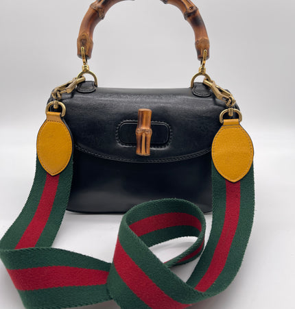 Gucci bamboo top handle bag