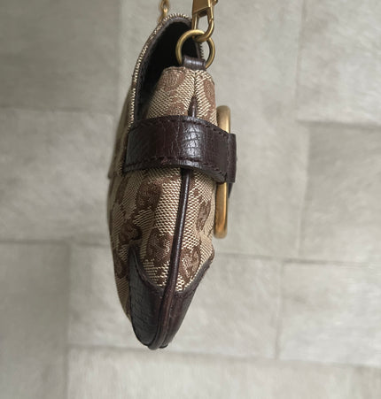 Gucci horse bit shoulder bag