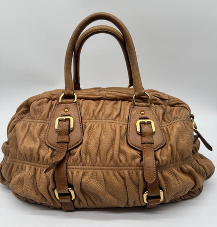 Dior deer skin leather bag