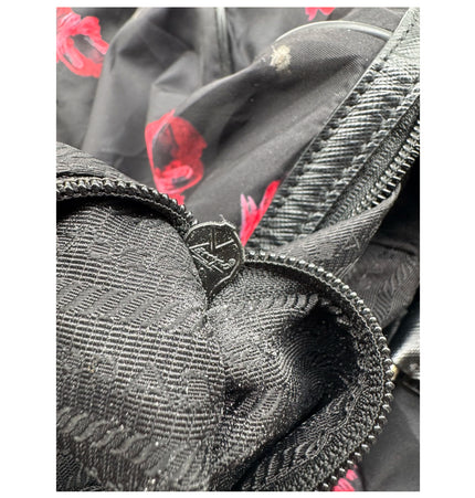 Prada light weight Floral travel bag