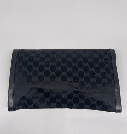 Gucci satin vintage clutch bag