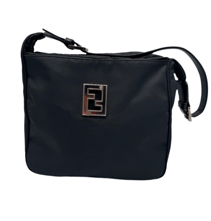 Sac bandoulière Fendi en tissu avec logo