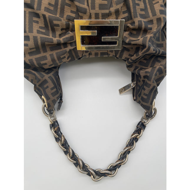 FENDI  large zucca shoulder bag