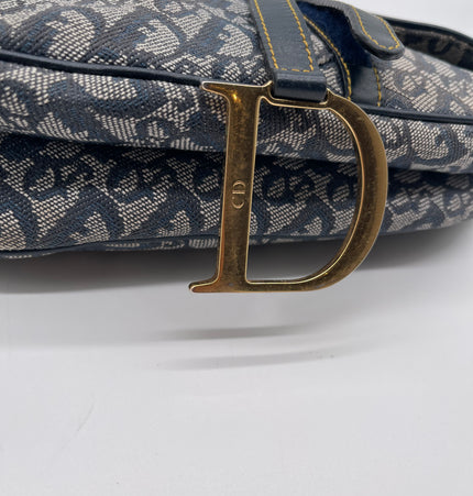 Dior Saddle Denim Schultertasche