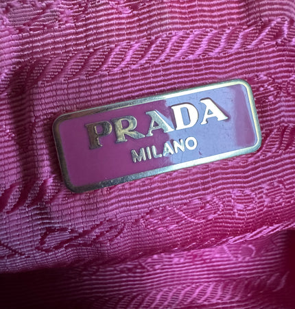 Prada Pink Nylon Mini Pochette