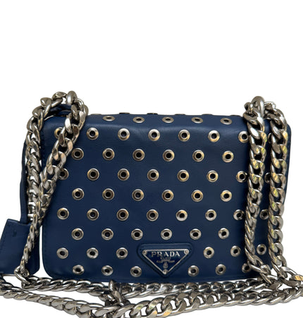 Prada studded crossbody bag