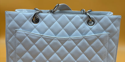 Chanel grand shopping tote caviar leather shoulder bag