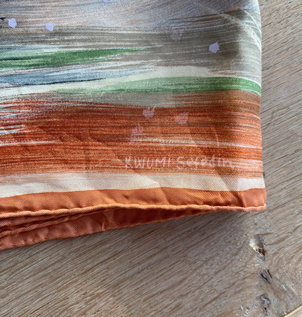 Hermes Feux de Ciel silk scarf