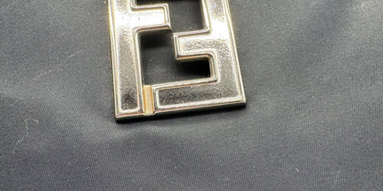 Fendi cloth logo shoulder bag