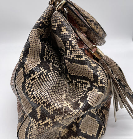 Gucci Soho phyton leather shoulder bag