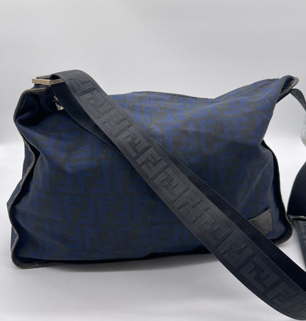 Fendi FF cloth messenger bag