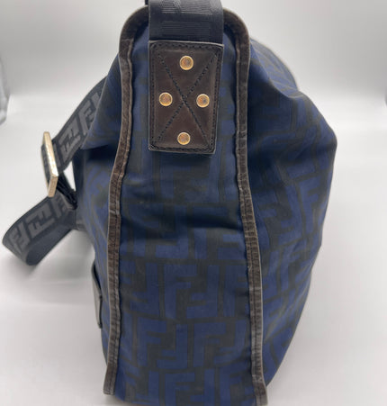 Fendi FF cloth messenger bag