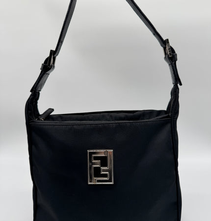 Sac bandoulière Fendi en tissu avec logo