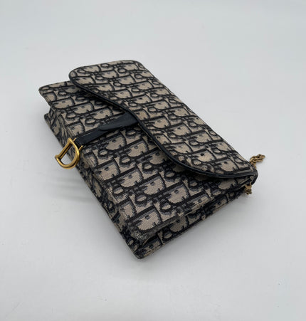 Dior Saddle rectangular denim crossbody bag