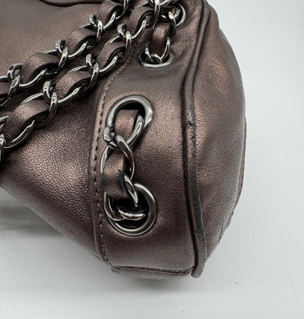 Chanel metallic shoulder bag