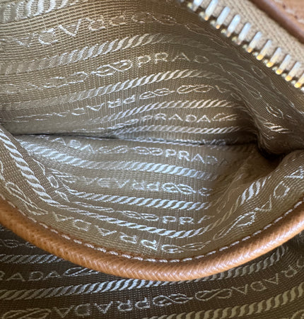 Prada saffiano mini crossbody bag