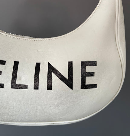 CELINE ava leather shoulder bag