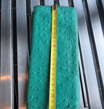 Loewe ostrich leather evening clutch bag